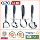 4pcs Stainless Steel Kitchen Utensil With Blue pp Handle Food-grade Kitchenware Sets