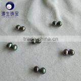 High Luster AA Peacock Green Baroque South Sea Pearl Tahitian thumbnail-4