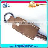 PU Leather Key Chain Type USB Cable For IPhone thumbnail-3