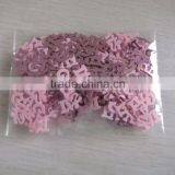 2X1.6cm Metallic PVC It's a Girl New Bady Happy Birthday Confetti for Party Decoration thumbnail-6