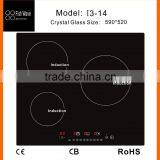 2015 Top Home Appliance 60cm 3 Zones Colorful Electrical Stove in Kitchen Appliance