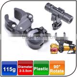 Wholesale Bicycle accessory cycle front lamp clip U-shape 90 Degree Rotatable Bike Bicycle light Clip