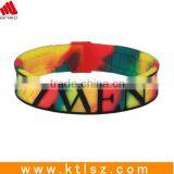 China OEM Wholesale Silicone Bracelets Cheapest Silicone Bracelets Printed Logo embossed debossed stainless steel bracelet