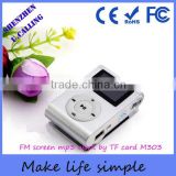 8GB FM Screen Mp3 With Mirco SD Card And Support Multi Language