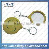 Printing Round Shape Funny Custom Mirrour Tin Keychain