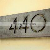 Hotel Room Door Number Sign