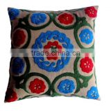 RTHCC-26 Export Quality Suzani Embroidered Cotton Fabric cushion covers Christmas Home Decor