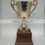 Metal Brass World Globe Large World Cup Award Trophy With Logo Engraving thumbnail-2