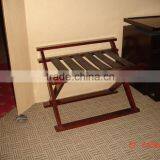 solid wood luggage rack for hotels