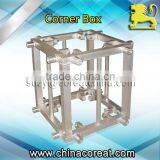 Coreat 300*300 aluminum Truss Corner Box Square Corner sleeve Block Junction