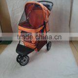 2015 Pet Prams With 3 Point Canopy With Game Entrance Window,with Good Designs 4 Wheels Keep Your Pet Safe and Comfortable