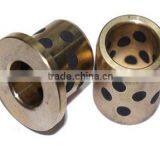Customized Solid Lubricant Brass Graphite Bushing thumbnail-4