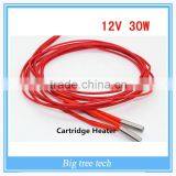Promotion!! 6*20 3D Printer Prusa Mendel 12v 30w Cartridge Heater, High Quality and Best Price