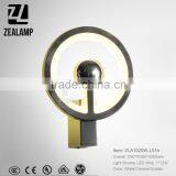 Modern Simple Style LED Acrylic Light Cube Wall Lamp 1 Lights Circle thumbnail-2