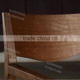 Factory Price Popular Wood and pu Chair With Table and Chair for Set thumbnail-4