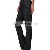 New Winter Enhanced Edition of High-grade Washing Water Pencil Pants Feet Pants Bootcut Jeans thumbnail-3