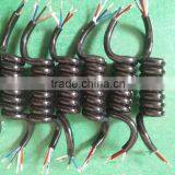 Short 3 Core 4 Core Coiled Power Cord Customized thumbnail-1