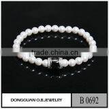 Exquisite Jewelry Designs Adjustable Plastic Pearl Love Bracelet thumbnail-1