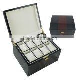 Elegant Wooden Watch Box With Silver Lock thumbnail-6