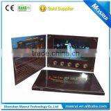 Fancy Promote Product 7.0 Video Greeting Card / Lcd Video Brochure Card