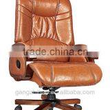 Classic Executive Leather Wooden Office Chair China Supplier AB-312 thumbnail-1