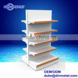 OEM Double Sided Economy Gondola Shelving With End Cap Units thumbnail-5