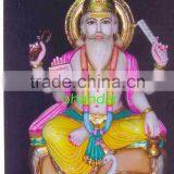Marble Vishkarma Statue