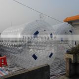 Clear inflatable water roller with PVC or TPU