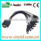 black color high speed vga to bnc adapter