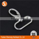 Hang nickel/golden Zinc alloy spring snap hooks bag key ring