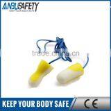 Soft pu Foam Earplugs With String