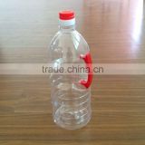 High quality empty extra virgin cooking oil PET bottles with cap for 2.5L round shape