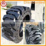 Wheel Loader Tires for 23.5-25 10-16.5 12-16.5 Bobcat Skidsteer Tire Solid thumbnail-1