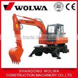 Dls890-9a 8 Ton 0.4cbm New Wheel Excavator China Mini Wheel Excavator thumbnail-1