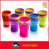 Hot Sale! Kinds of Good Quality Silicone Collapsible Drinking Cup thumbnail-1
