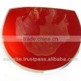 Hand Enameled Food Grade Aluminium Stylish Serving Bowl thumbnail-1