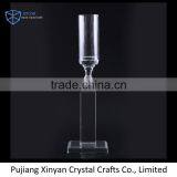 Super Quality Transparent Crystal Tall Candle Holders for Weddings thumbnail-1