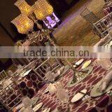 Home Decorations 5 Ball Arms Crystal Candle Holder, Wedding Crystal Centerpiece thumbnail-4