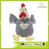 Store More Cute Animal Cotton Cock Door Stop With Bow-Tie thumbnail-1