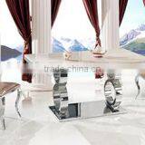 TH363 Fashion Design 2 Seater Marble Dining Table thumbnail-1