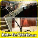 Outdoor Balcony 304 Stainless Steel Tempered Glass Railing thumbnail-4