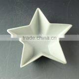 Wholesale Star Shape White Ceramic Bake Plate for Daily Use thumbnail-1