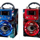 Portable Karaoke Wooden Bluetooth Speaker Box thumbnail-3