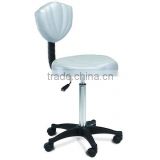 Potable movable Ottoman stool hydraulic chair with wheels used salon furniture TKST-133
