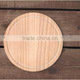 Eco-friendly Round Solid Wood Cutting Board for Serving Food thumbnail-6