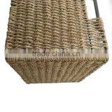 Square Hand Woven Foldable Storage Used Seagrass Basket thumbnail-5