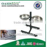 Dog Feeder Standing,dog Food Rack With Stainless Bowl thumbnail-1