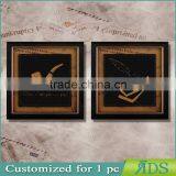 Framed Handmade Toned Newspaper Morden Frame Art Pictures for Sale thumbnail-1