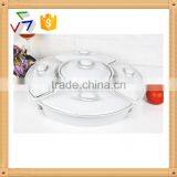 13.5" Size Porcelain Comal With Lid thumbnail-1