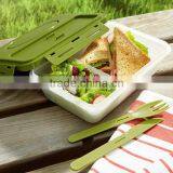 Food Grade Safe Lunch Break Box With Fork and Knife thumbnail-2